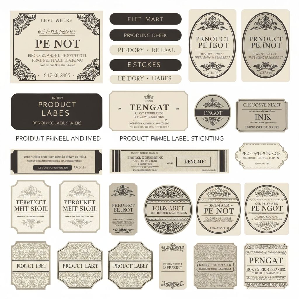 Etiquetas de Producto